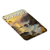 Magnet Flexible Washington olympic national park travel (Côté Droit)