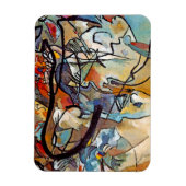 Magnet Flexible Wassily Kandinsky - Composition cinq art abstrait (Vertical)