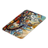 Magnet Flexible Wassily Kandinsky - Composition cinq art abstrait (Côté Gauche)