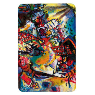 Magnet Flexible Wassily Kandinsky - Paysage urbain de Moscou, Art 