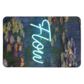 Magnet Flexible Water Lilies Remix – Neon “FLOW” Wall Art & Gifts (Horizontal)