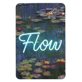 Magnet Flexible Water Lilies Remix – Neon “FLOW” Wall Art & Gifts