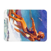 Magnet Flexible Water Skier by McClelland Barclay (Horizontal)