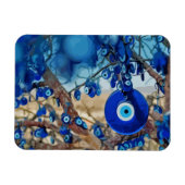 Magnet Flexible Watercolor of Tree Decorated with Nazars (Horizontal)