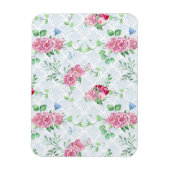Magnet Flexible watercolor peony (Vertical)