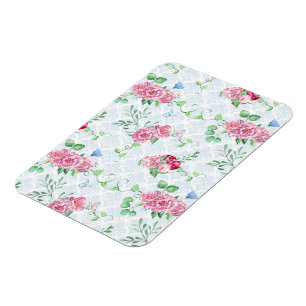 Magnet Flexible watercolor peony