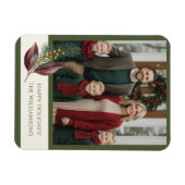 Magnet Flexible Watercolor Winter Botanical Pattern (Horizontal)