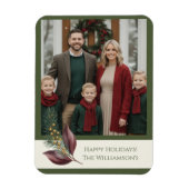 Magnet Flexible Watercolor Winter Botanical Pattern (Vertical)