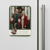 Magnet Flexible Watercolor Winter Botanical Pattern