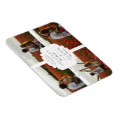 Magnet Flexible Wedding Collage 4 Custom Photos Minimalist Modern (Côté Droit)