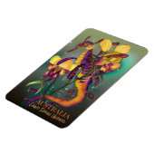Magnet Flexible Weedy Seadragon avec orchidées (Côté Gauche)
