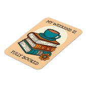 Magnet Flexible Week-end Les Amateurs De Livre Entièrement Réservé (Côté Gauche)