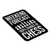 Magnet Flexible Weekend Forecast - 100% Chance of Chess (Côté Droit)