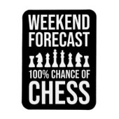 Magnet Flexible Weekend Forecast - 100% Chance of Chess (Vertical)