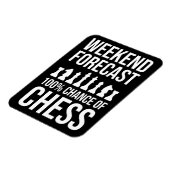 Magnet Flexible Weekend Forecast - 100% Chance of Chess (Côté Gauche)