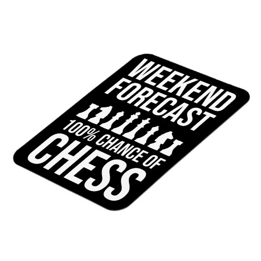 Magnet Flexible Weekend Forecast - 100% Chance of Chess (Côté Gauche)