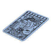 MAGNET FLEXIBLE WEEPING GUARDIAN ANGEL, CEMETERY, DEEPEST SYMPATHY (Côté Gauche)