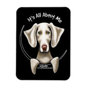 Magnet Flexible Weimaraner IAAM (Vertical)