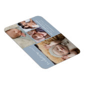 Magnet Flexible Welcome Baby Photo Collage Faire-part de naissance (Côté Droit)