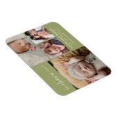 Magnet Flexible Welcome Baby Photo Collage Faire-part de naissance (Côté Droit)