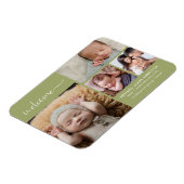 Magnet Flexible Welcome Baby Photo Collage Faire-part de naissance (Côté Gauche)