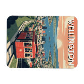 Magnet Flexible Wellington New Zealand Postcard (Horizontal)
