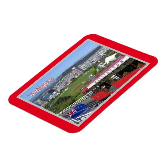 Magnet Flexible Wellington - Téléphérique - Nouvelle-Zélande - (Côté Gauche)