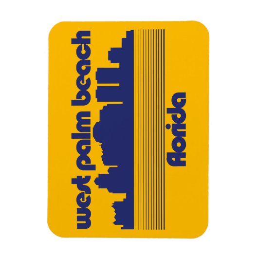 Magnet Flexible West Palm Beach Floride (Vertical)