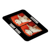 Magnet Flexible Westie Yass Gurl Funny (Côté Droit)