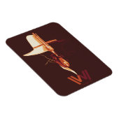 Magnet Flexible Westworld | Casquette blanc Casquette noir scintil (Côté Droit)