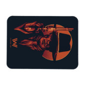 Magnet Flexible Westworld | Homme en noir avec révolver (Horizontal)
