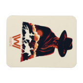 Magnet Flexible Westworld | Homme en Silhouette du désert noir (Horizontal)