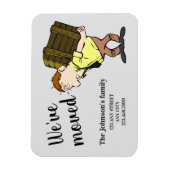 Magnet Flexible We've moved change of address announcement card (Vertical)
