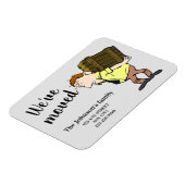 Magnet Flexible We've moved change of address announcement card (Côté Gauche)