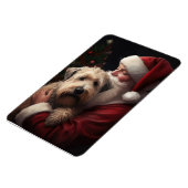 Magnet Flexible Wheaton Terrier Avec Noël Festif Du Père Noël (Côté Gauche)