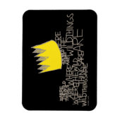 Magnet Flexible Where the Wild Things Are | Couronne (Vertical)