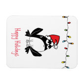 Magnet Flexible Whimsical Christmas Frog (Horizontal)