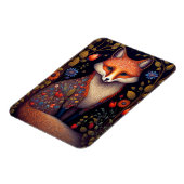 Magnet Flexible Whimsical Fox Woodland Imaginaire Art (Côté Gauche)
