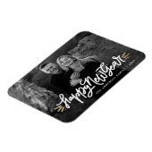 Magnet Flexible Whimsical Happy New Year Script Photo (Côté Gauche)
