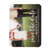 Magnet Flexible Whimsy Photo Enregistrer la date de l'annonce (Vertical)