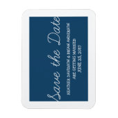 Magnet Flexible Whimsy Save the Date Magnet, Blue (Vertical)