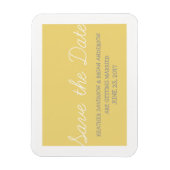 Magnet Flexible Whimsy Save the Date Magnet, Jaune (Vertical)