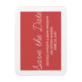 Magnet Flexible Whimsy Save the Date Magnet, Rouge (Vertical)