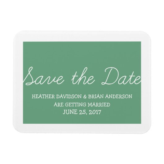 Magnet Flexible Whimsy Save the Date Magnet, Vert (Horizontal)