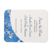 Magnet Flexible Whispers of Doves, Save the Date (Horizontal)