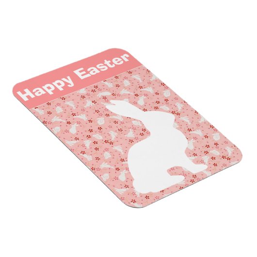 Magnet Flexible White Easter Bunny (Côté Droit)