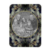 Magnet Flexible White Lacecap Hydrangea Frame Ajouter Votre Photo (Vertical)