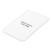 Magnet Flexible White Personalized – Your Logo & Text Here (Côté Gauche)