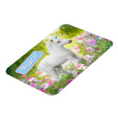Magnet Flexible White Pony Unicorn (Côté Gauche)