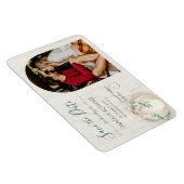 Magnet Flexible White Pumpkin and String Lights with Photo (Côté Droit)